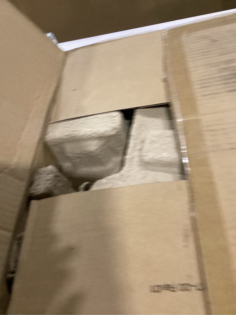 Condition photo showing As Is for HUANUO Dual Monitor Mount up to 32 inches Screens, Taller Monitor Stand Hold 19.8lbs, Dual Monitor Arm Desk Mount Easy Adjustable with Tilt, Swivel, Rotation, VESA 75/100mm