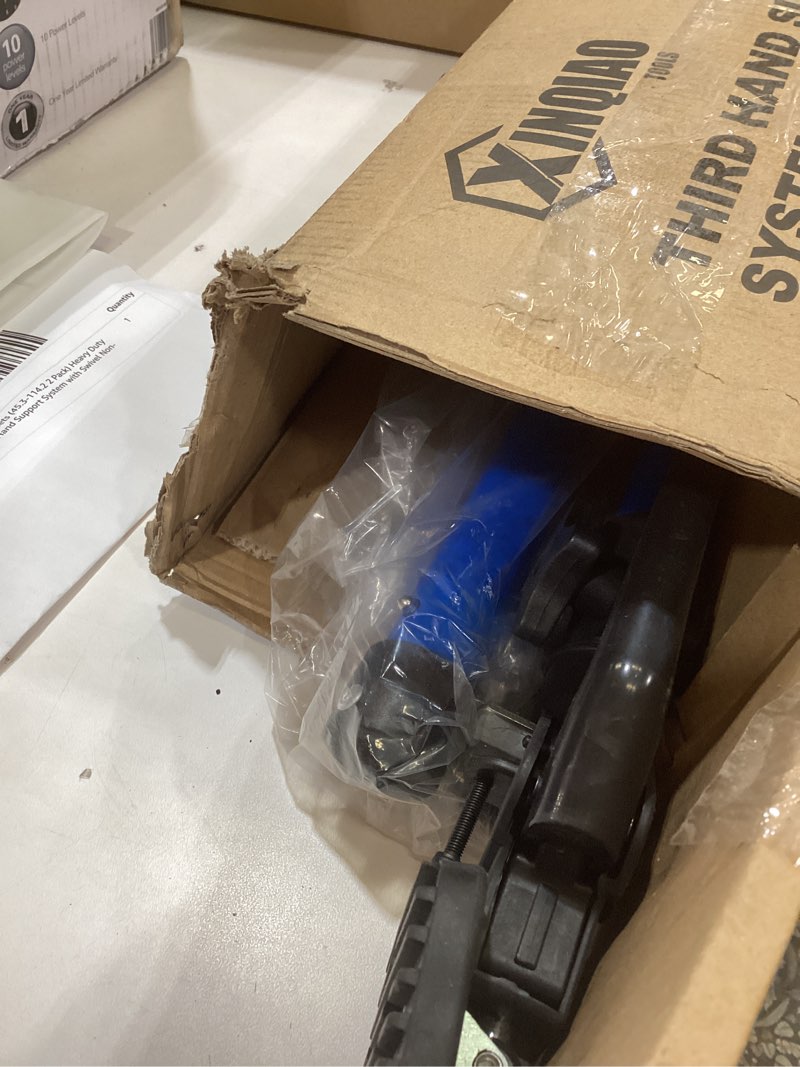 Condition photo showing As Is for adjustable cabinet jacks for installing cabinets (45.3-114.2 2 pack) heavy duty 200 lb metal quick support rod & third hand support system with swivel nonslip pads for drywall and ceilings.