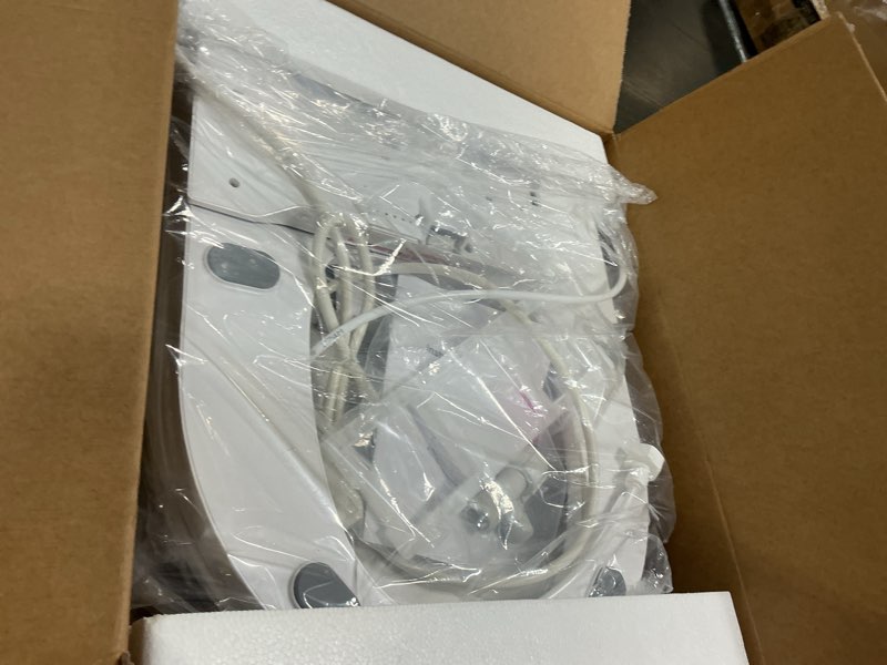 Condition photo showing Good Condition for electric bidet toilet seat round - smart heated toilet seat with remote control, instant warm water, self-cleaning nozzle, warm air dryer, feminine wash, soft close, led display