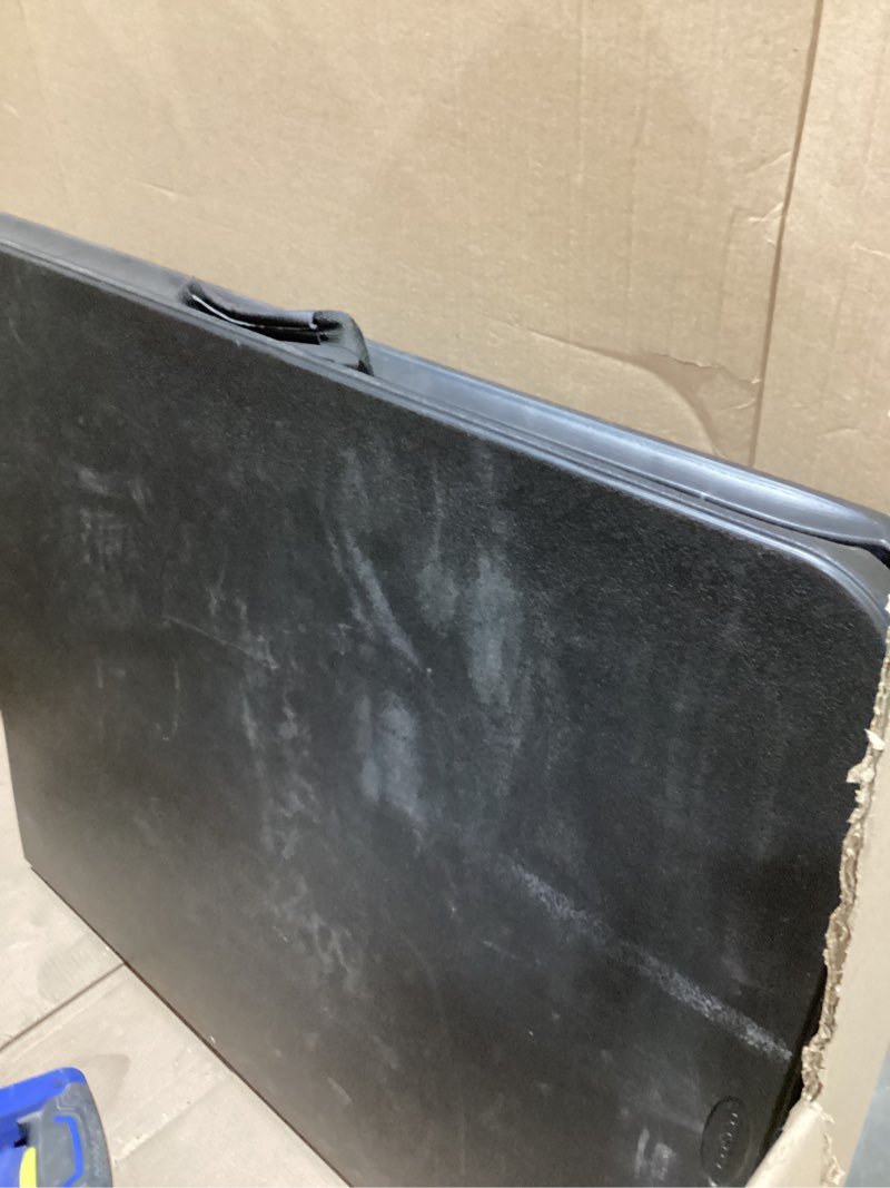 Condition photo showing As Is for balek table out door