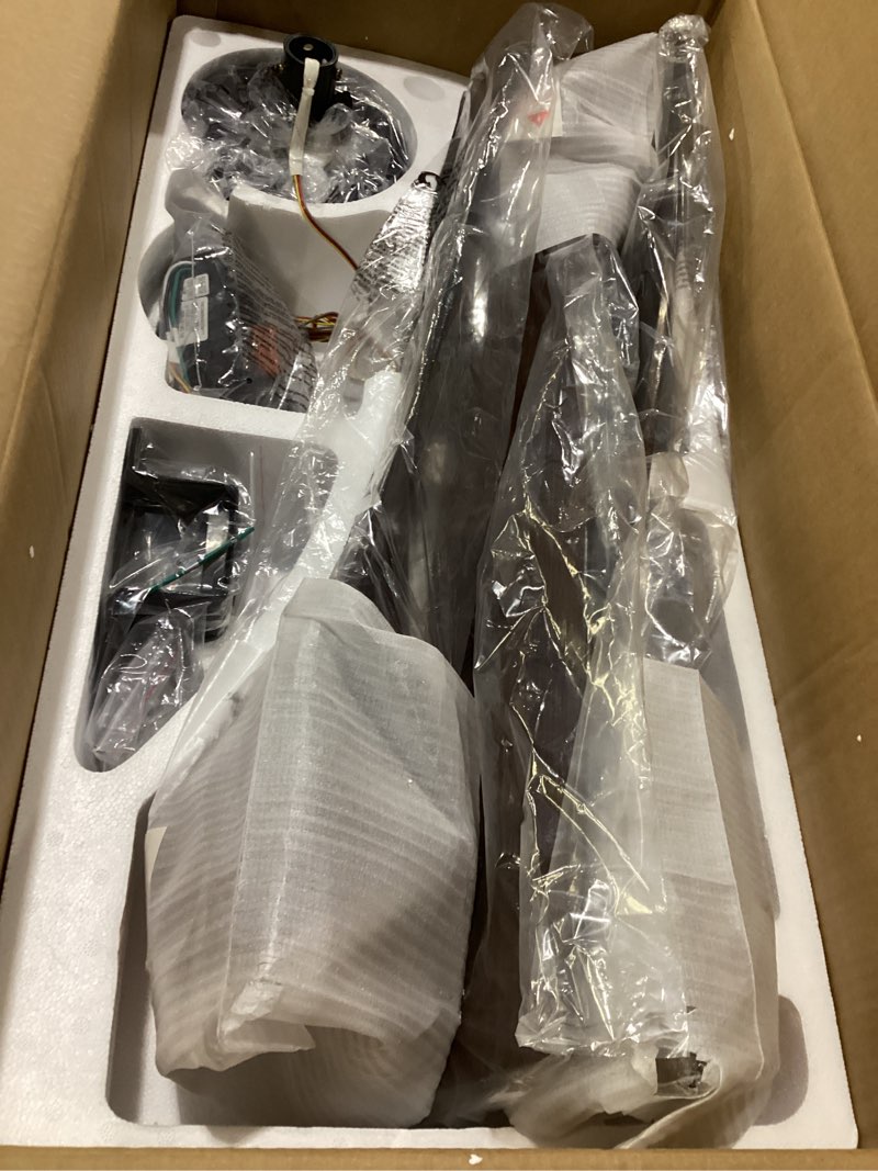 Condition photo showing New/Like New for VONLUCE Ceiling Fan No Light with Remote, 52 inch Modern Ceiling Fan, Indoor Low Profile Ceiling Fan with 3 Blades Noiseless 6-Speed Reversible DC Motor for Farmhouse Bedroom Living Room, Walnut Walnut no Light