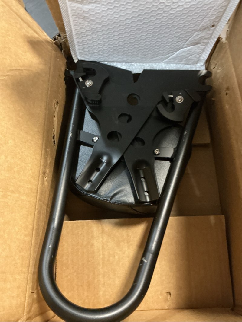 Condition photo showing Good Condition for detachable rear passenger backrest sissy bar seat pad for sportster for xl883c xl883r xlh883 xlh1200 2004-2022,for xl1200c xl1200s 1996-2000(black)