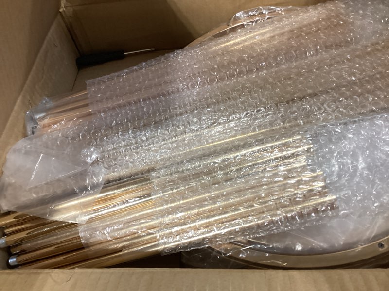 Condition photo showing As Is for cylinder stands for party, 3pcs gold cylinder pedestal stand, cilindros para fiestas cake table stand parties metal round cylinder display plant stand tables for weddings birthday decorations
