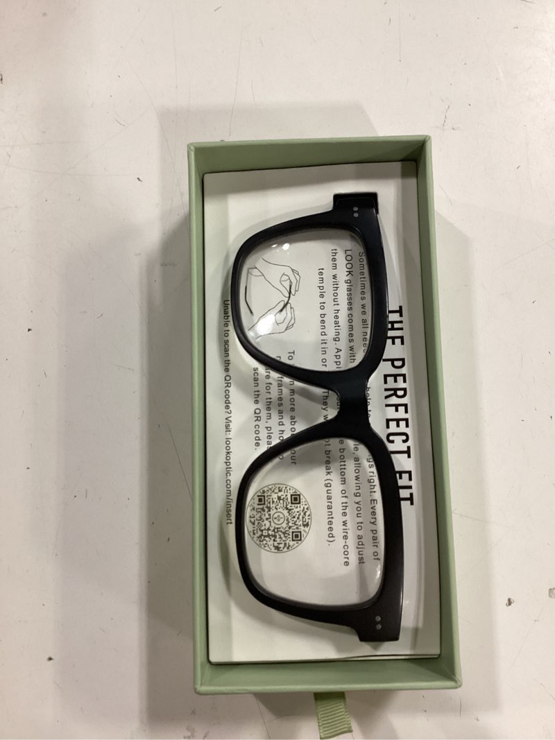 Condition photo showing Good Condition for LOOK OPTIC Cosmo Progressive Reader-Stylish Unisex Reading Glasses, Prescription-Quality Black 2.5 x