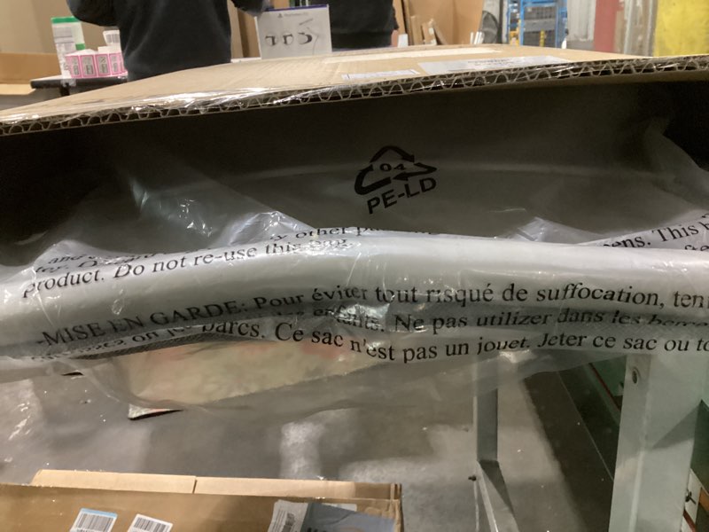 Condition photo showing New/Like New for KAIHAOWIN Padded Folding Chairs Upholstered Single Foldable Chair with Ultra Thick Padded Seat Comfortable Metal Chairs Indoor with Comfortable Fabric Cushion for Indoor-Grey Grey 1