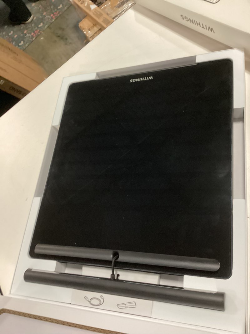 Condition photo showing Good Condition for WITHINGS Body Scan - Connected WiFi Scale to Improve Your Health, BIA Personal Scale, Body Composition Analysis, Body Fat, Muscle Mass, Water Percentage Body Scan Black