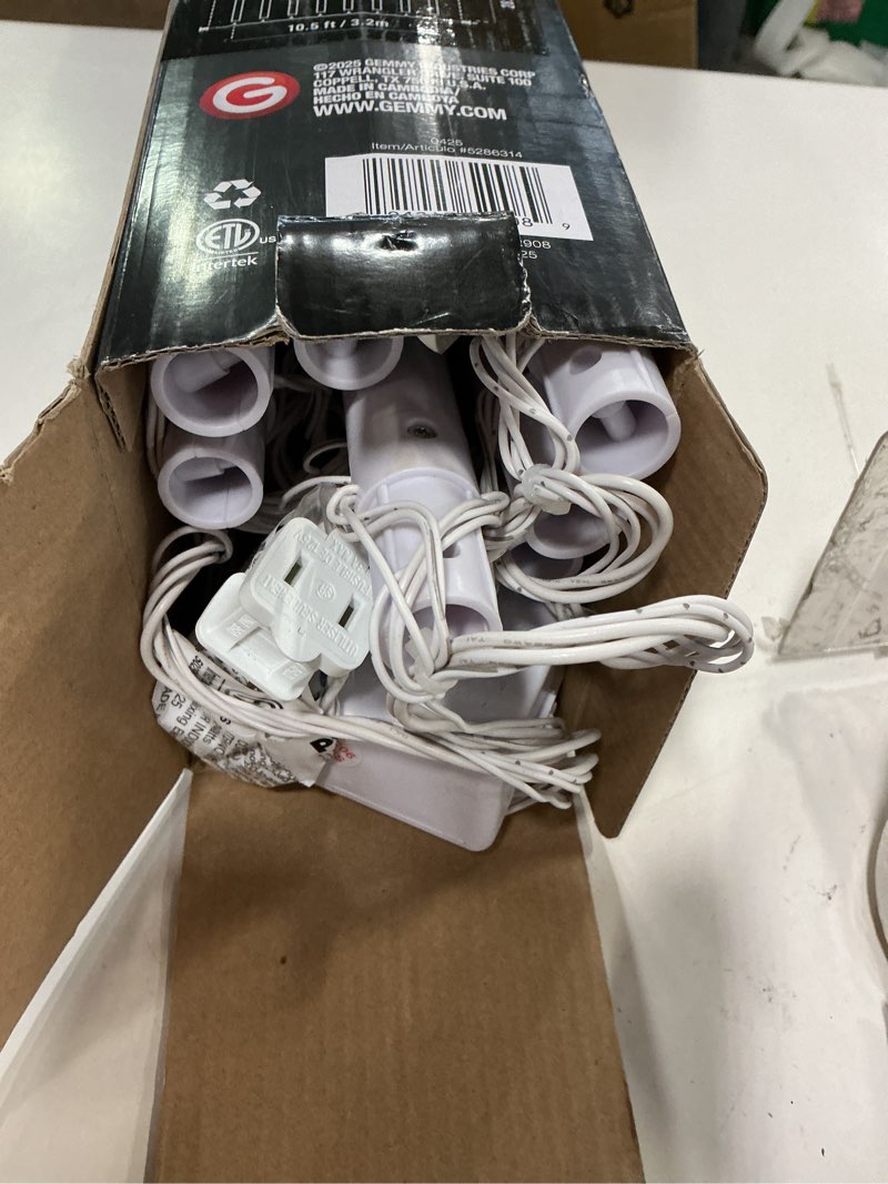 Condition photo showing As Is for Gemmy Orchestra of Lights 8-Count Color Changing Lighting Effects LED Plug-in Outdoor Christmas Multi-Colored Stake Lights