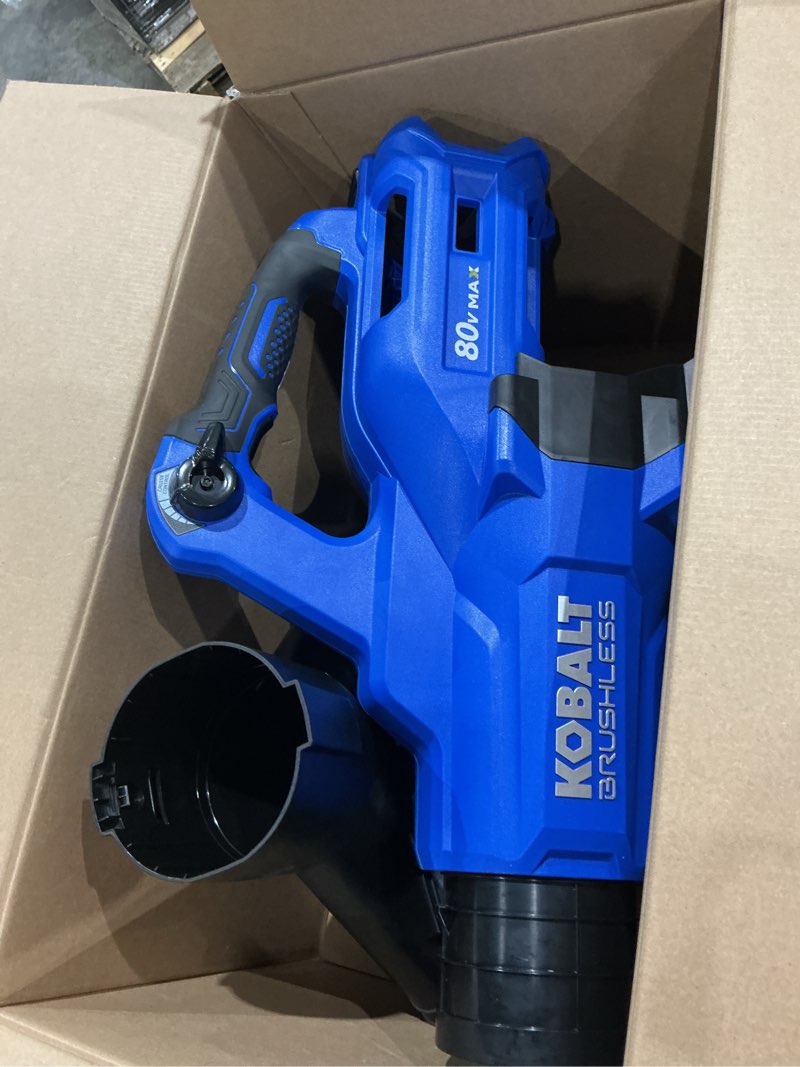 Condition photo showing Good Condition for kobalt 80-volt 700-cfm 180-mph battery handheld leaf blower battery not included charger not included