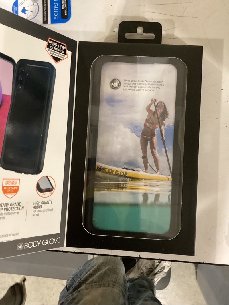 Condition photo showing New/Like New for body glove tidal waterproof phone case for samsung galaxy a14 5g - black/gray