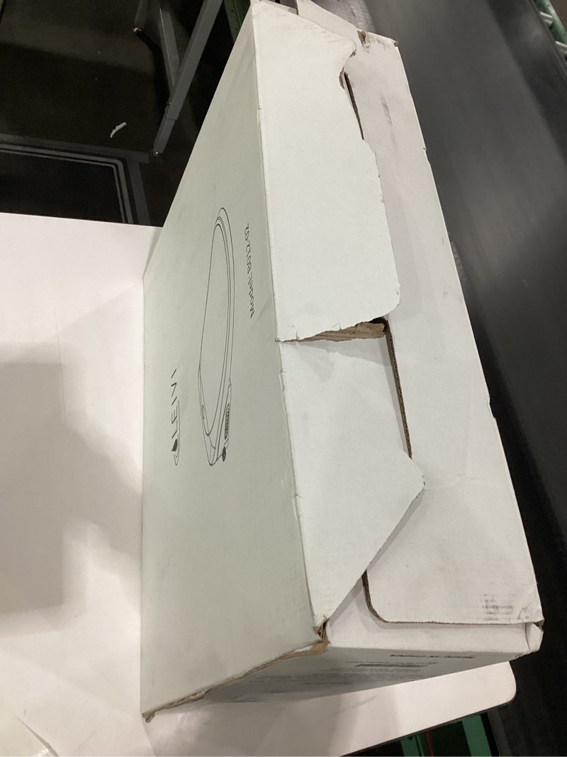 Condition photo showing As Is for LEIVI Electric Bidet Toilet Seat with Wireless Remote and Side Panel, Multiple Spray Modes, Adjustable Heated Seat, Warm Water and Air Dryer, Auto LED Nightlight, Round White Round