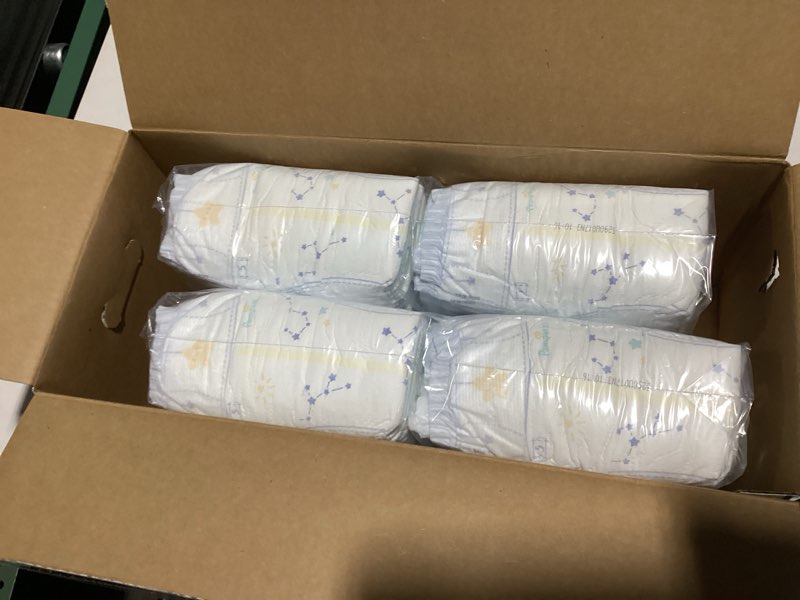 Condition photo showing Good Condition for Pampers ZZZ Overnight Diapers, Size 5 (27+ lbs), 88 Count, Nighttime Protection Disposable Baby Diaper, Night Time Leak and Skin Protection Size 5 88