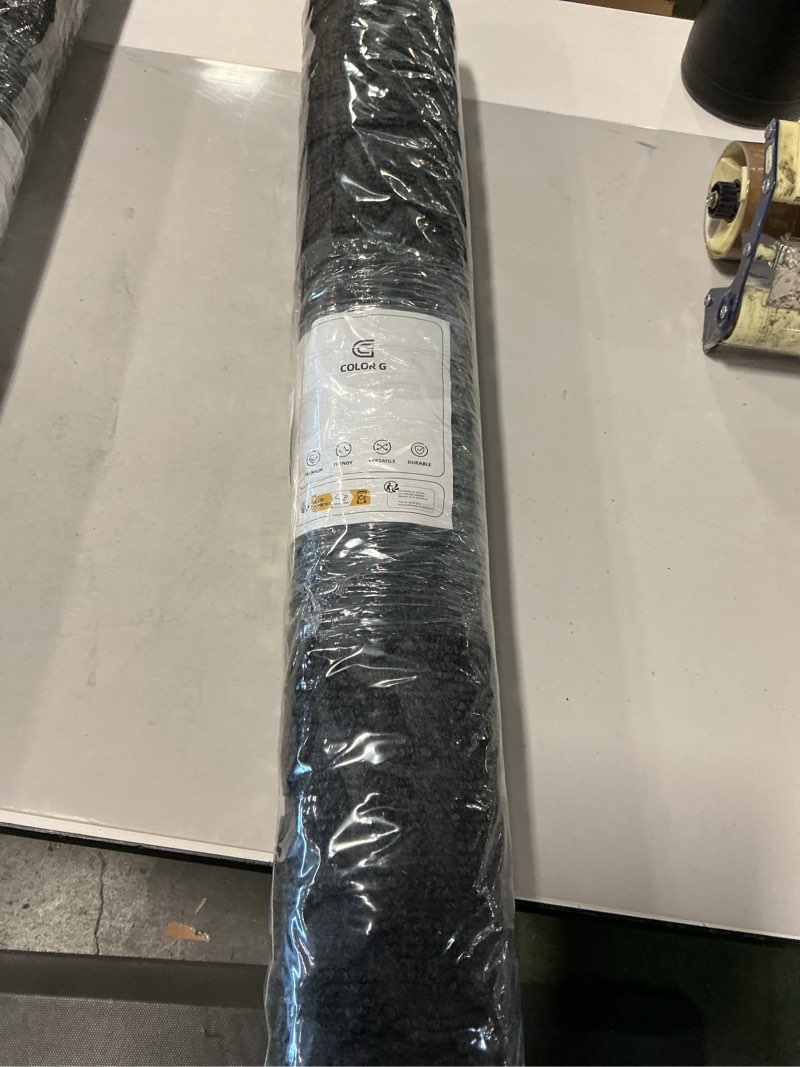 Color&Geometry 32”x48” Door Mat Outside Entrance to Catch Dirty, Doormat Outdoor Entrance Heavy Duty Non Slip, Outdoor Mats for Front Door for Welcome, Indoor Outdoor Rug for Single/Back Door, Grey