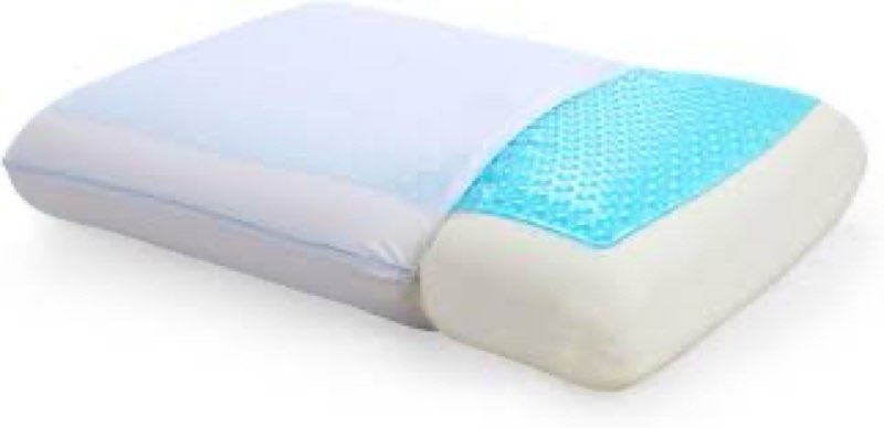 cool gel cooling pillow for sleeping, queen size cooling memory foam pillow for hot sleepers, revers