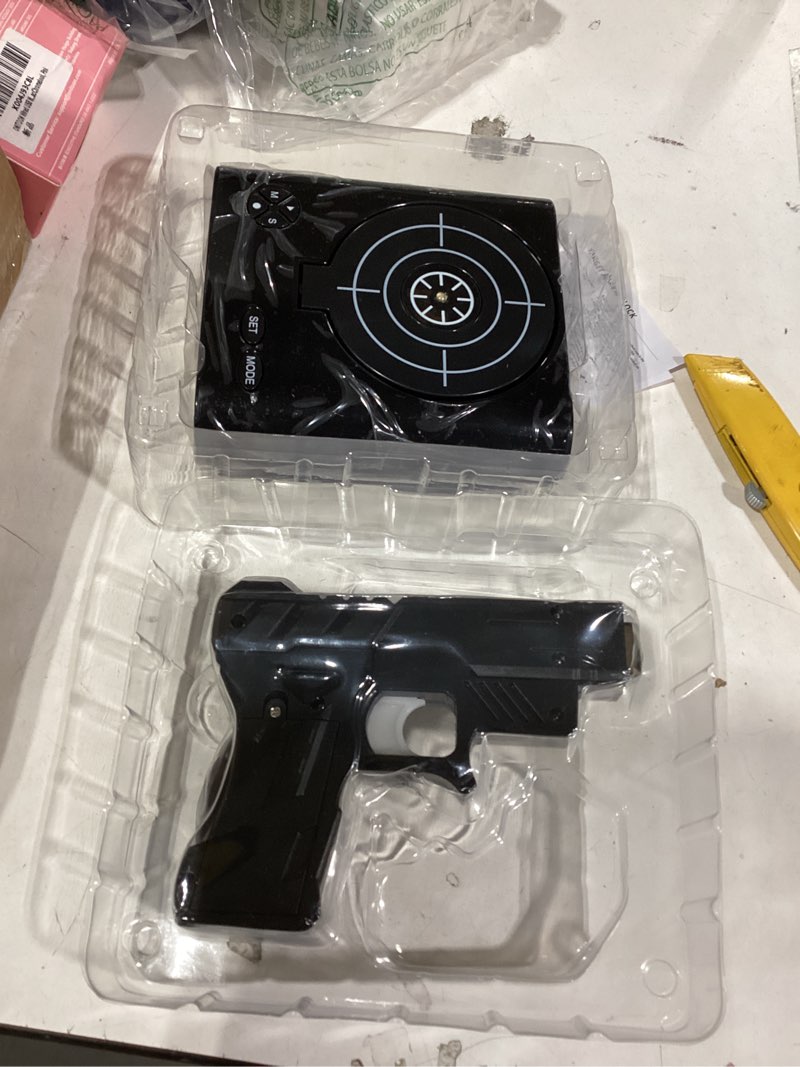 Condition photo showing Good Condition for EC VISION Lock N' Load Gun Alarm Clock Target Alarm Clock Creative Clock ?Black?