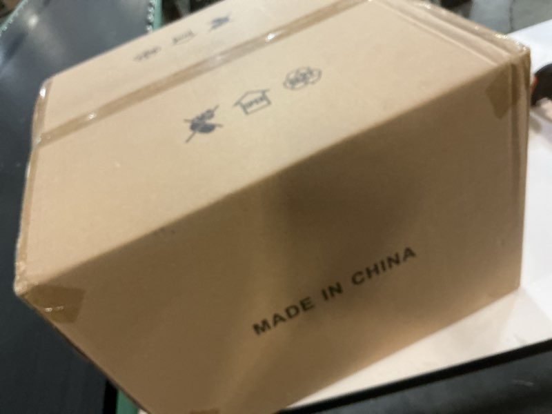 Condition photo showing New/Like New for 4-Light Rattan Ceiling Light, 20" Semi Flush Mount Boho Light Fixture with Hand-Woven Ratan Shade, Farmhouse Rattan Chandelier Wicker Light Fixture for Kitchen Bedroom Living Room Hallway 4-Light Gold