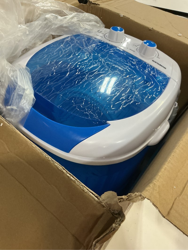 Condition photo showing Good Condition for elevon mini spin dryer portable washing machine, compact laundry for home, apartment, rv