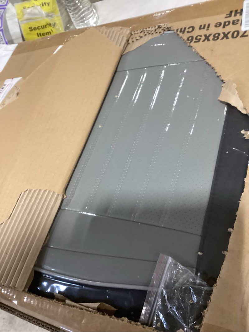 Condition photo showing Good Condition for Car Seat Cover for Honda Civic 2003-2026 Full Coverage Nappa Leather Car Seat Protector, Fashion Anti-Slip Waterproof Breathable Easy to Install, Auto Interior Accessories(Front Seat,Black&Gray) Black&Gray 2 Seats Standard