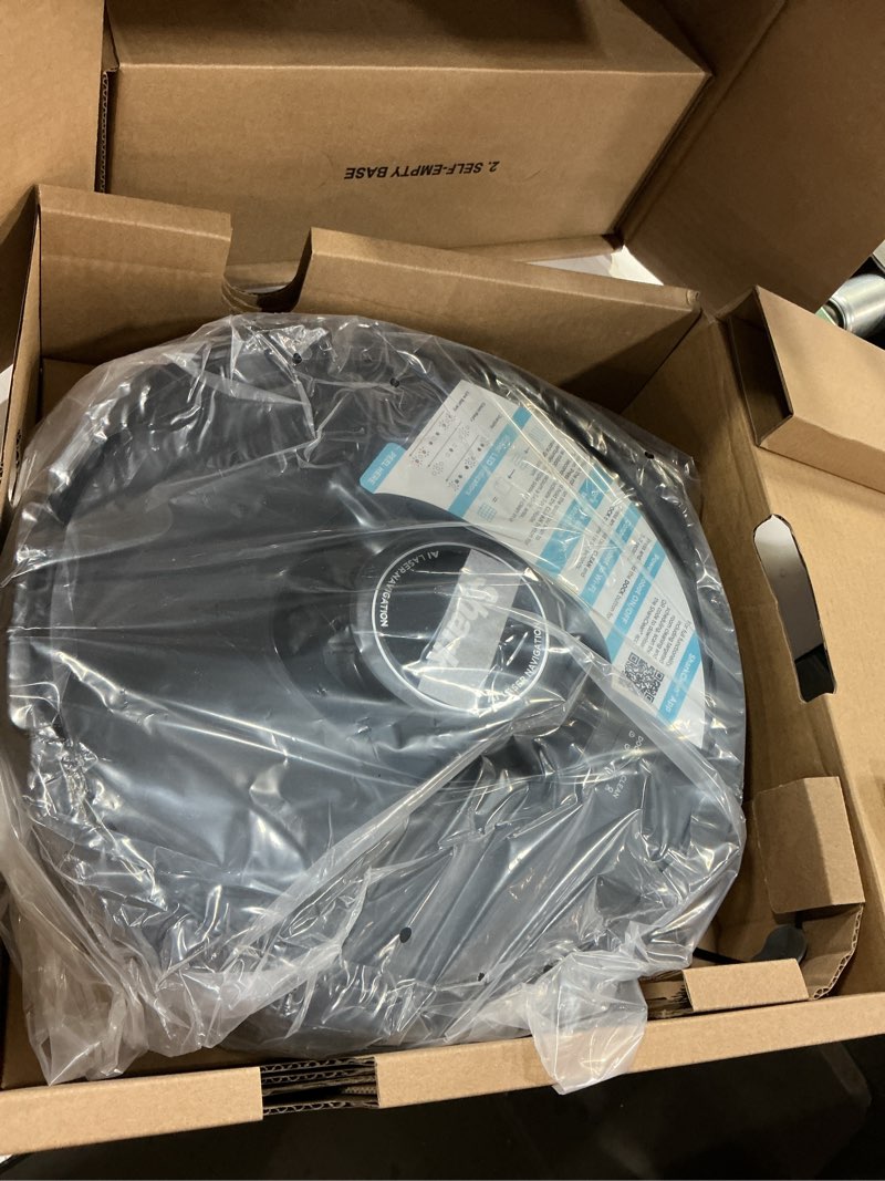 Condition photo showing Good Condition for Shark AV2501S AI Ultra Robot Vacuum, with Matrix Clean, Home Mapping, 30-Day Capacity HEPA Bagless Self Empty Base, Perfect for Pet Hair, Wifi, Dark Grey Matrix AI Ultra Dry Self Empty