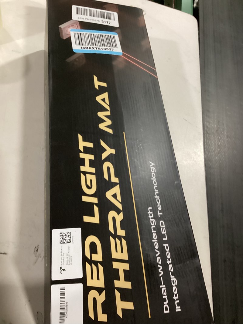 Condition photo showing Good Condition for Extra Large Red Light Therapy Mat, 47.5" x 20" High-Density LEDs Full Body Red Light Therapy, 660nm 