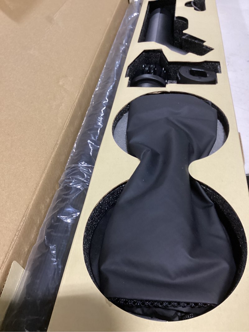 Condition photo showing As Is for HOTO - Electric Spin Scrubber, Cordless Scrubber with extension pole, 6 Brush Heads, IPX7 Waterproof - Black