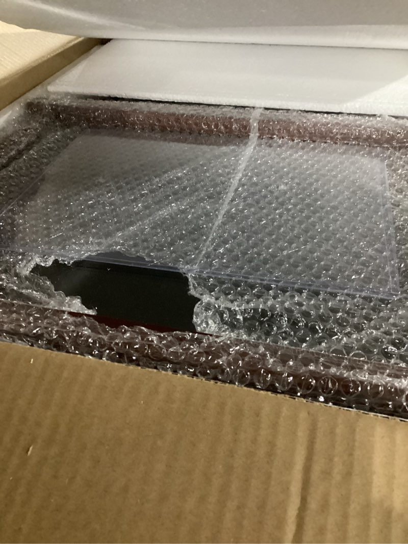 Condition photo showing Good Condition for HBCY Creations Flag Display Case with Certificate Holder for 3' x 5' American Flag, Solid Wood with Glass Front with Wall Mount or Standing Display, Cherry Finish Cherry Finish 5'x3' flag case + certificate