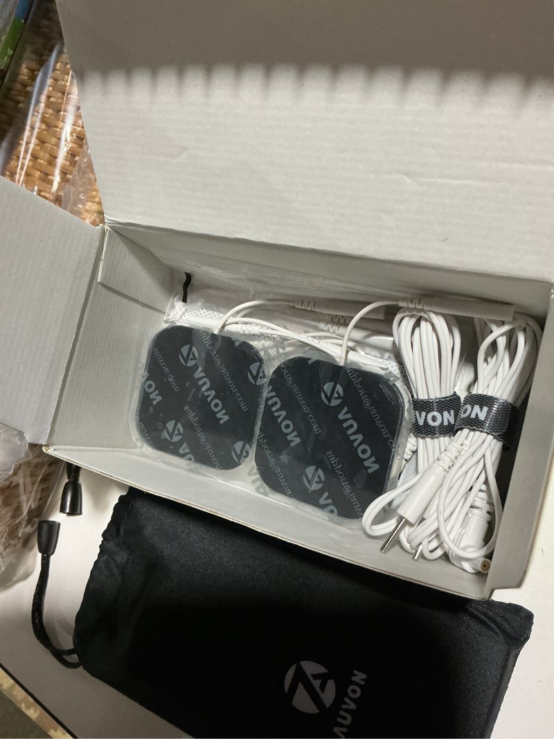 Condition photo showing As Is for AUVON TENS Unit Electrode Pads 2"x2" 48 Pcs Value Pack, Reusable Latex-Free TENS Unit Pads with Upgraded Self-Adhesion, Non-Irritating Replacement Pads Compatible with TENS 7000, Etekcity, Nicwell