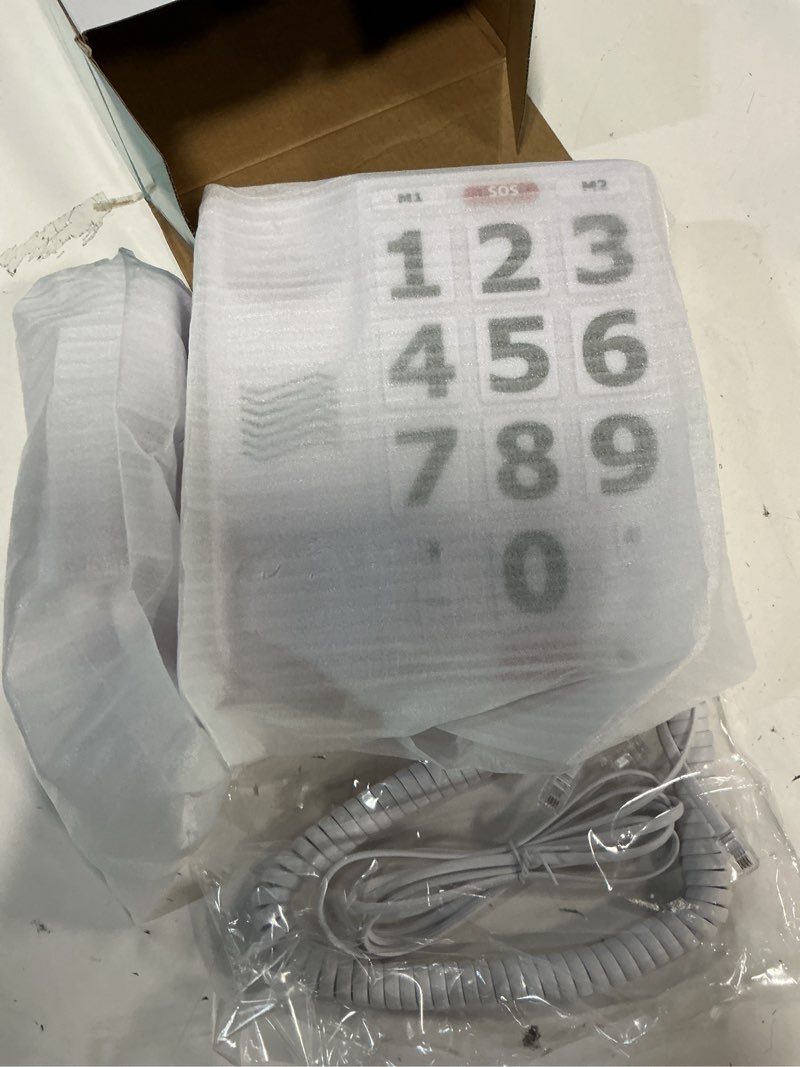 Condition photo showing Good Condition for Large Button Phones for Seniors, Land Line Phones for Elderly - Big Button Home Telephone for the Visually Impaired, 110dB+ Amplified Ringer & 90dB+ Handset Volume for the Hearing Impaired House Phone
