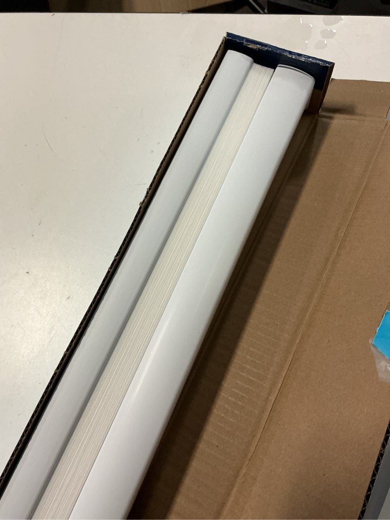 Condition photo showing As Is for levolor 72-in x 72-in snow light filtering cordless cellular shade