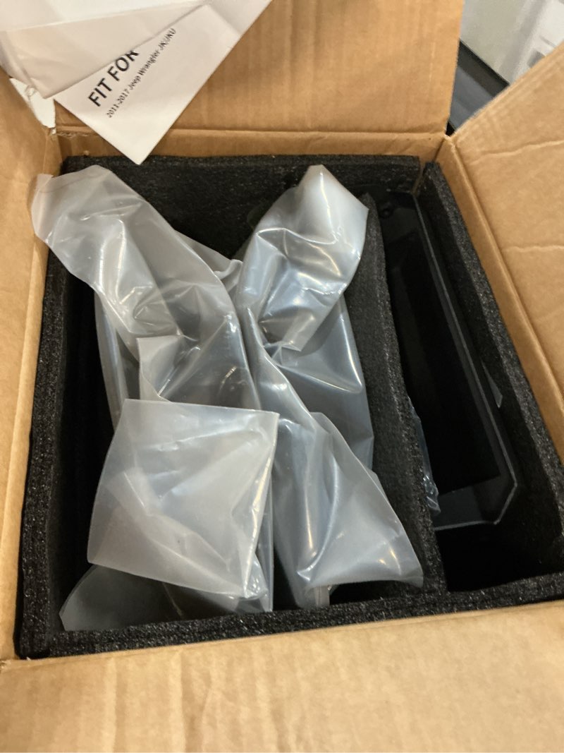 Condition photo showing New/Like New for metal organizer tray compatible with 2007-2017 jeep wrangler jk/jku, sturdy center console shifter side tray storage box interior accessories (not for manual shift vehicles and jl/jlu) metal gear shift organizer for jk