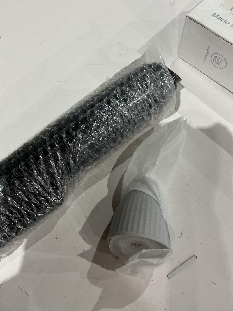 Condition photo showing As Is for mini car vacuum 15000pa portable cordless handheld vacuum cleaner and air duster with 2 filter for car, sofa, office, pet, home