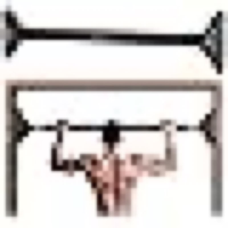 Sportneer Pull Up Bar: Strength Training Chin up Bar No Screws - Adjustable 29.5''-37''(75-94cm) Width Locking Mechanism Pull up Bar for Doorway - Max Load 440lbs for Home Gym Upper Body Workout, Non-slip
