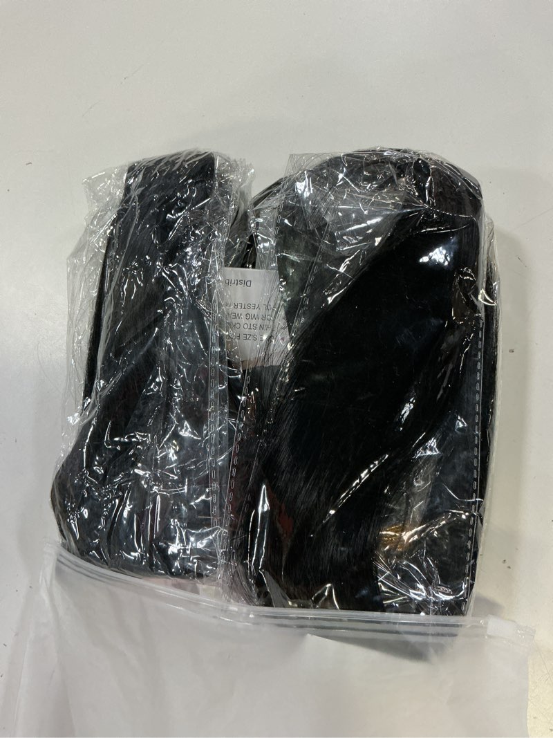 Condition photo showing New/Like New for 12a human hair bundles straight bundles human hair 26 28 30 inch brazilian virgin hair for black women quick hair weave natural black color extensions #1b-s 26 28 30"inch