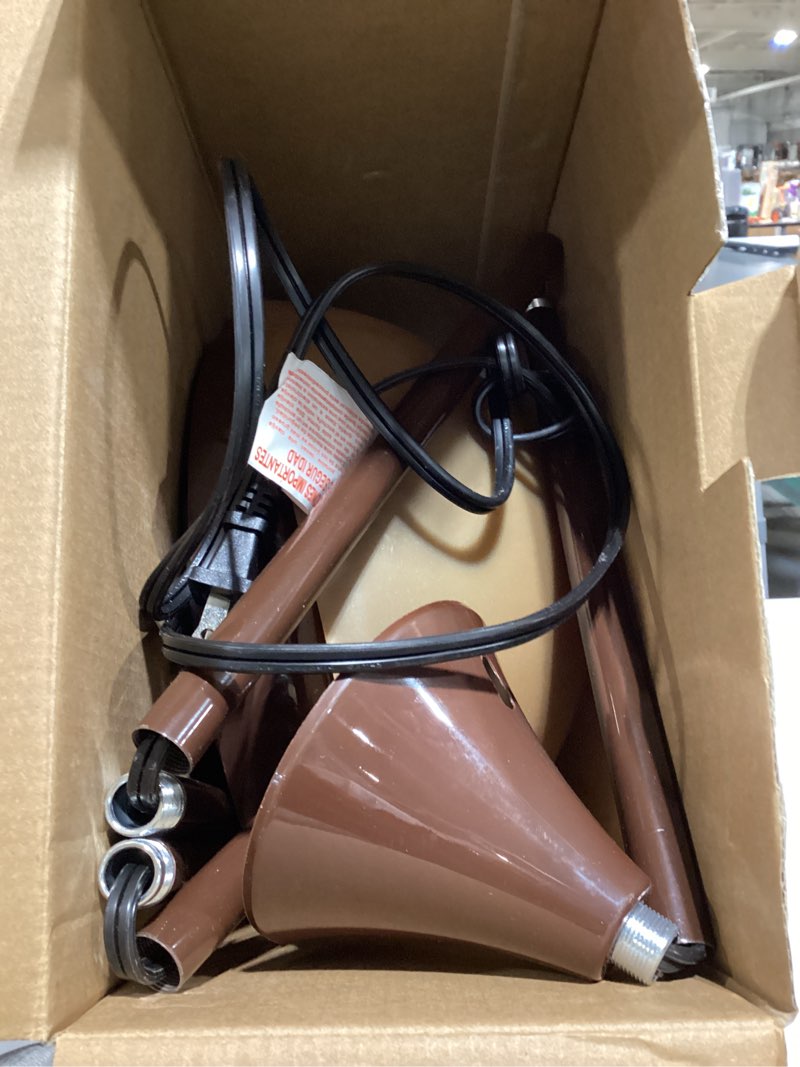 Condition photo showing Good Condition for mainstays 71" modern brown floor lamp with 3-way switch and plastic shade