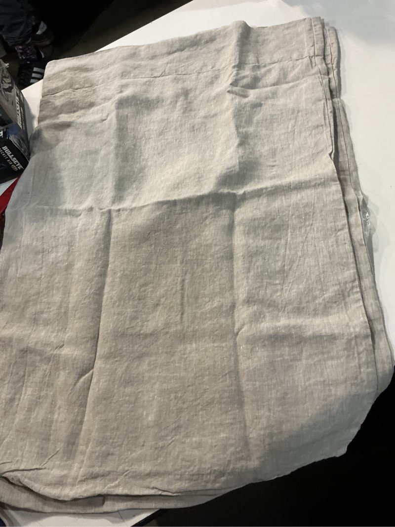 Condition photo showing Good Condition for european linen chambray pillowcase set, standard, color natural