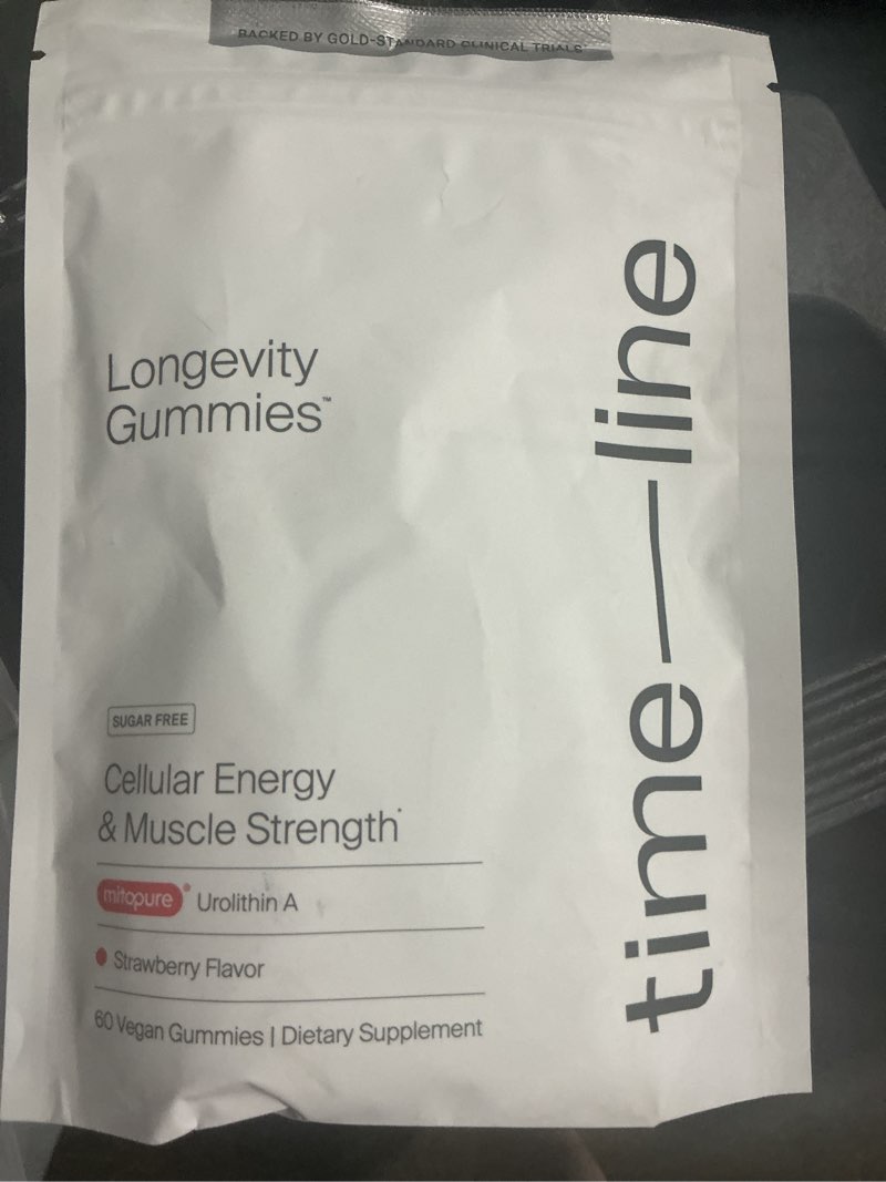 Condition photo showing New/Like New for timeline mitopure urolithin a supplement gummies - clinically proven support for healthy aging cellular energy muscle strength and longevity