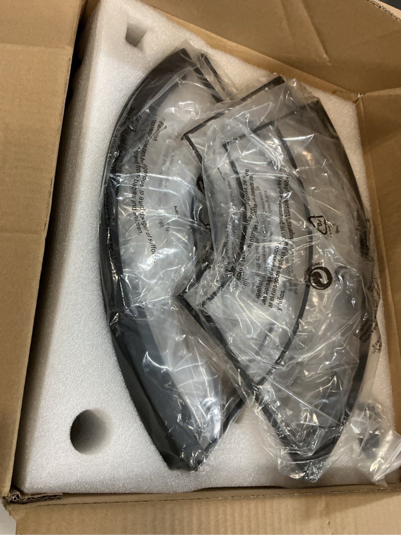 Condition photo showing New/Like New for (similar)lediary 22\" outdoor ceiling fan no light for patios, gazebo fan with hanging hook, plug in wet rated ceiling fan with remote,caged ceiling fan with 6 speed timer for porch, pergola, black black without light