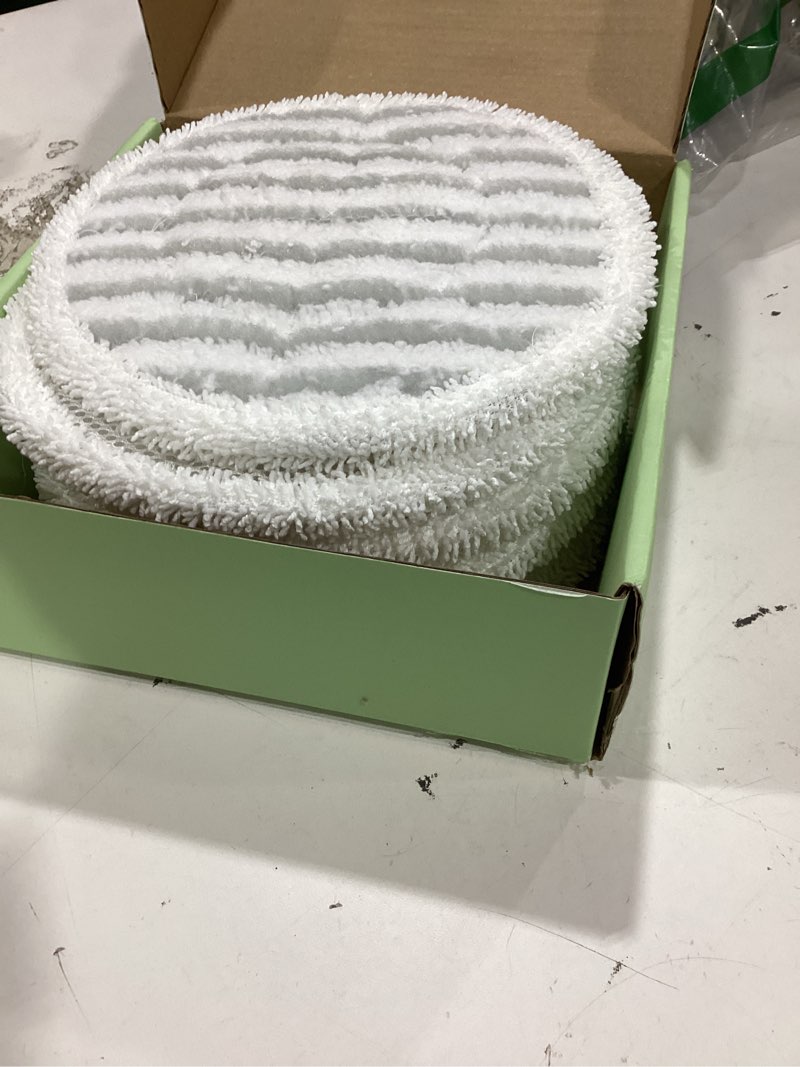 Condition photo showing Good Condition for 8 pack steam mop replacement pads for shark s8001 s7001 s7201 s7000amz s8201 steam and scrub mop pads repeatedly washed for all floors cleaning
