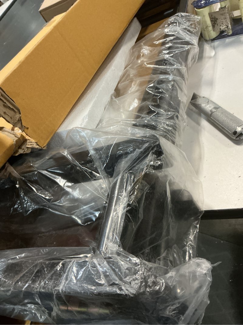 Condition photo showing Good Condition for Casual Home Director's Chair ,Black Frame/Black Canvas,30" - Bar Height Black 30 in Black Frame - Solid Wood Chair