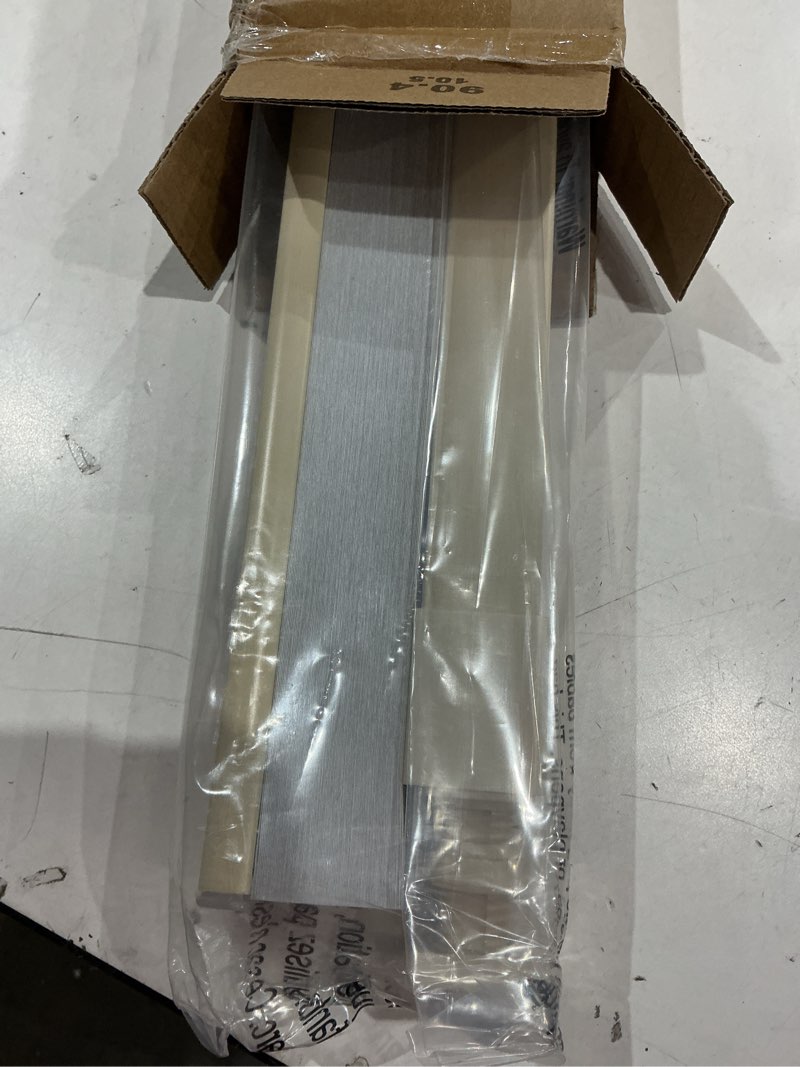 Condition photo showing Good Condition for lazblinds cordless cellular shades, no tools no drill blackout honeycomb shades pleated blinds for windows, 36'' w x 48'' h, soft cream blackout-soft cream 36'' w × 48'' h
