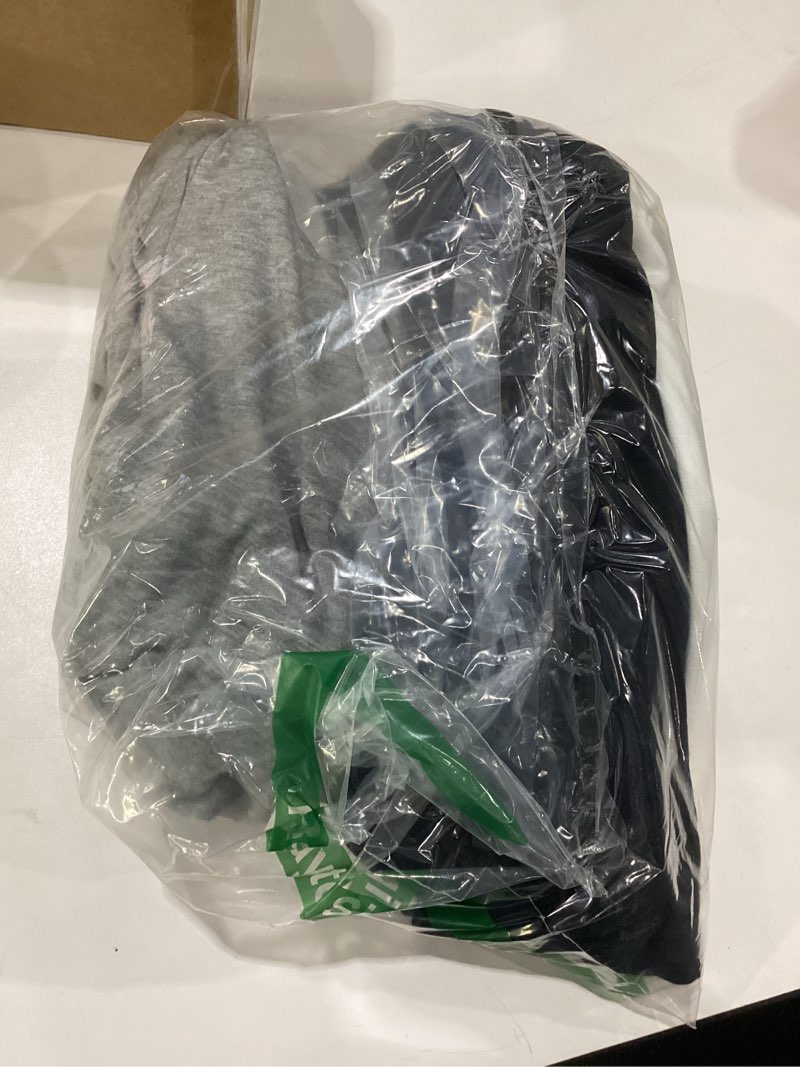 Condition photo showing Good Condition for 3 pack women's oversize nursing shirts for breastfeeding with hidden zippers loose fit long sleeve maternity tops small light gray, white, black