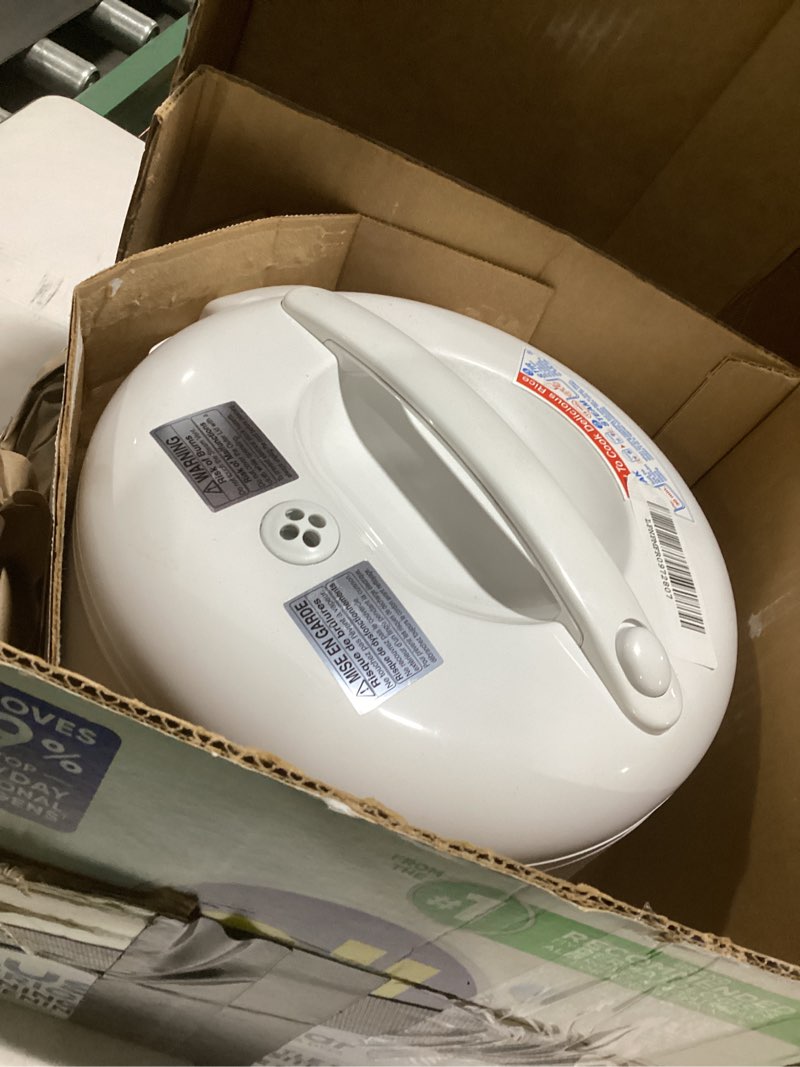 Condition photo showing As Is for zojirushi ns-rpc18fj rice cooker and warmer, 1.8-liter, tulip tulip 10-cup cooker and warmer
