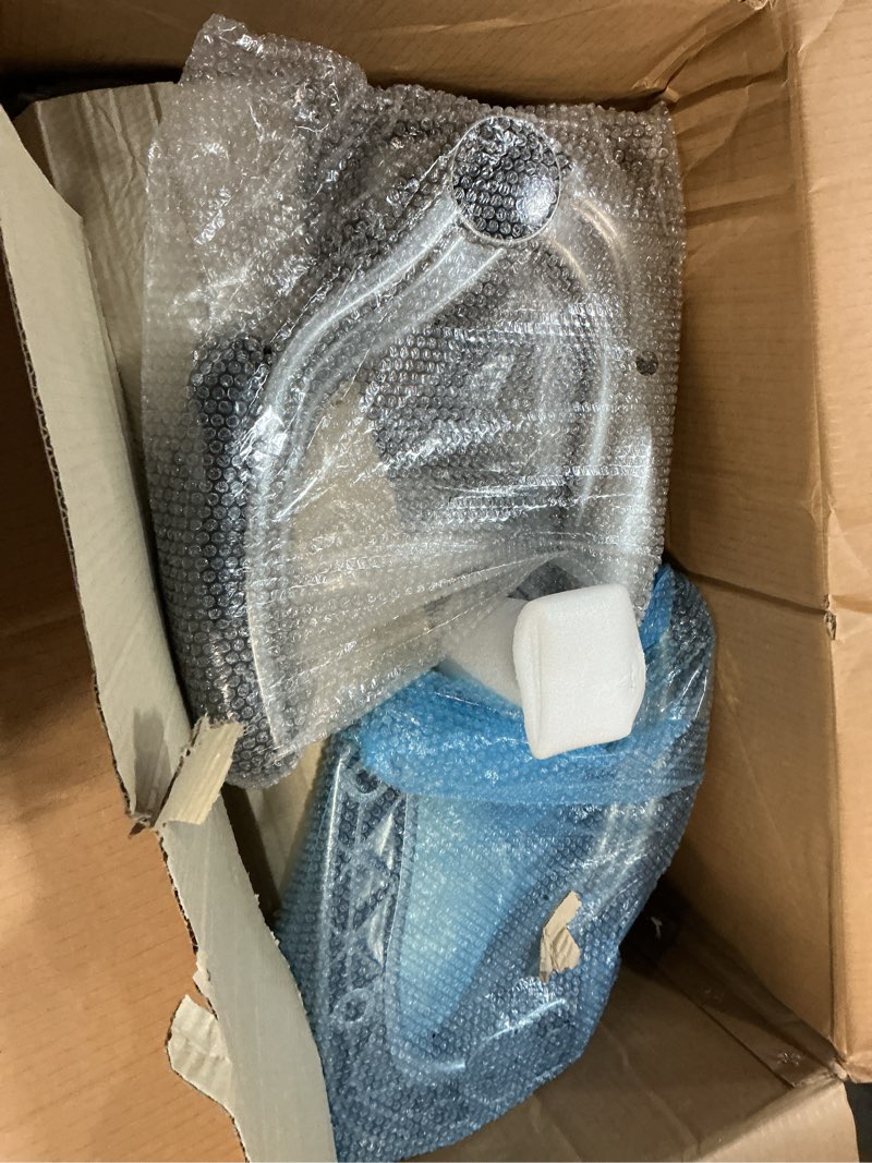 Condition photo showing As Is for COLAMY Executive Office Ergonomic Chair with Thick Bonded Leather, Flip-up Armrests, High Back Adjustable Height and Tilt for Working, Study, Gaming,Set of 2