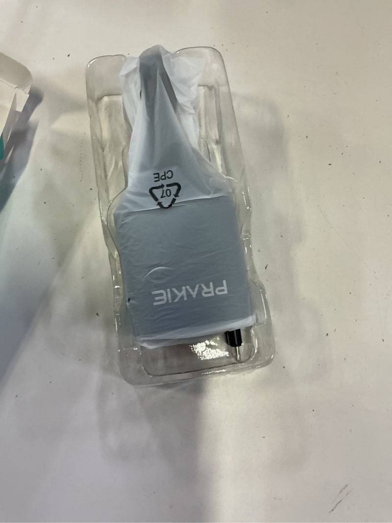 Condition photo showing New/Like New for iphone car charger, retractable fast usb c phone charger, 4 in 1 cigarette lighter adapter with 2 cables 25 inch and 2 usb ports, multi port usb car charging for iphone 17/16/15/14/13/pro max typec+lightning cables grey