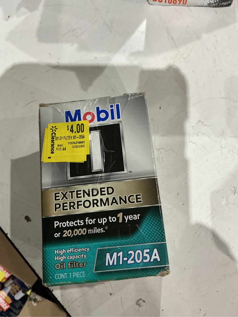 Condition photo showing Good Condition for extended performance  protects for up to 1 year or 20,000 miles.*  high efficiency high capacity  oil filter  cont. 1 piece  m1-205a