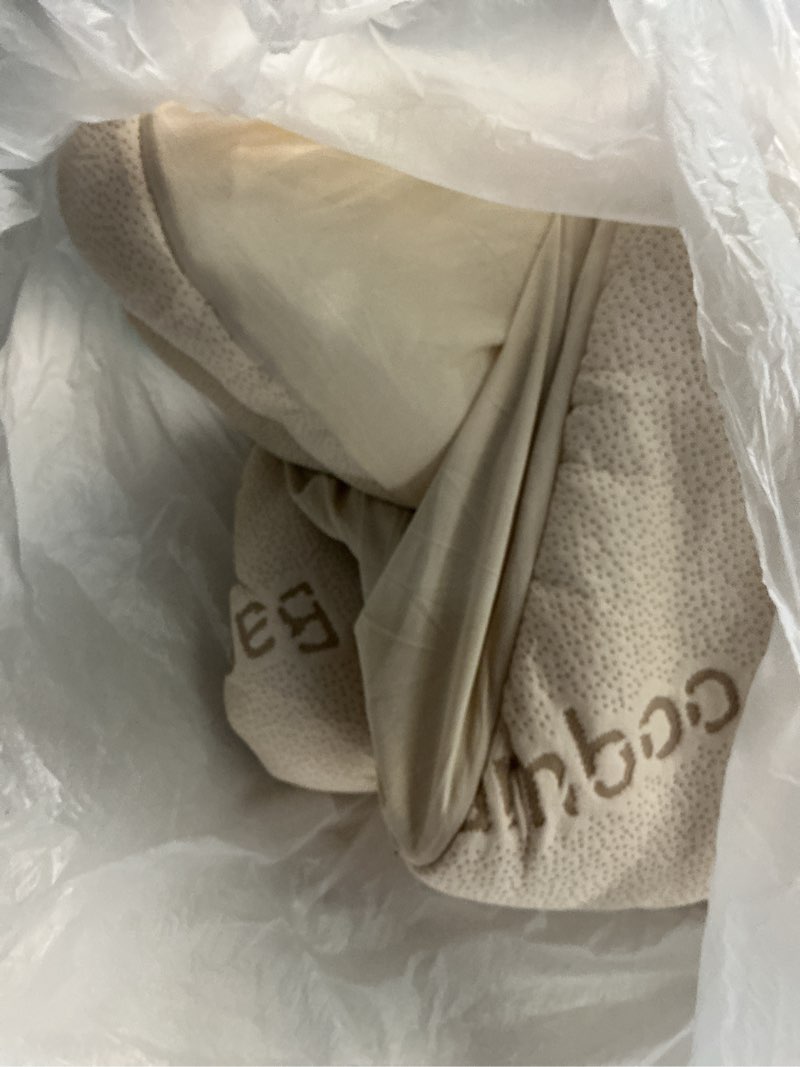 Condition photo showing As Is for BEDLORE Full Size Mattress Topper Viscose Derived from Bamboo, Thick Pillow Top Mattress Pad with St