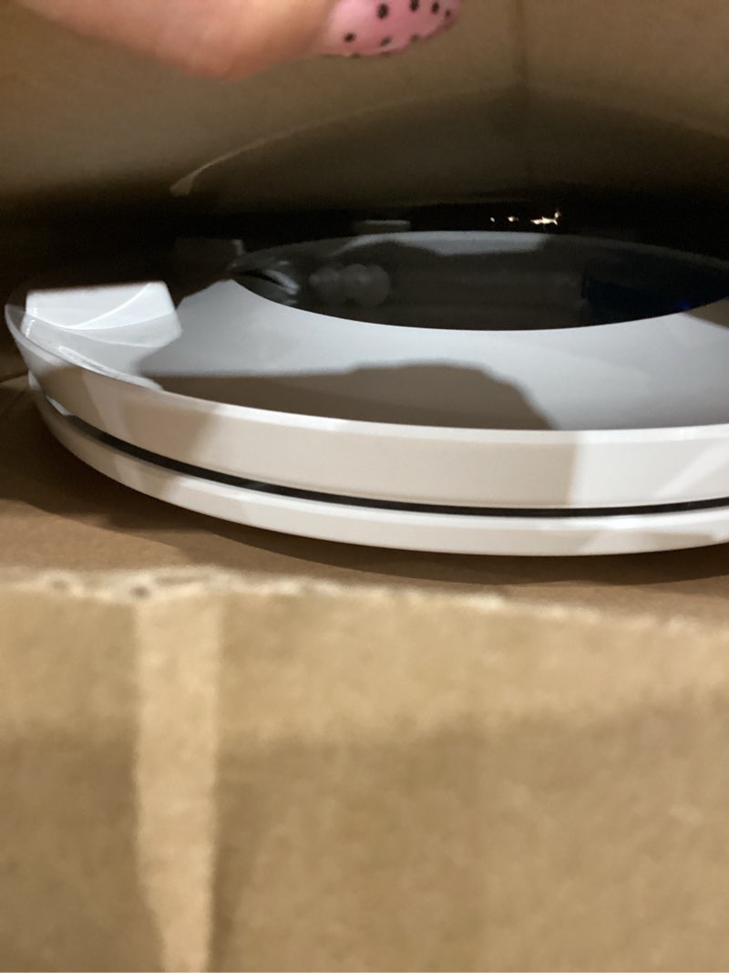 Condition photo showing As Is for american standard 5503a00b.020 transitional elongated toilet seat soft close, white elongated front