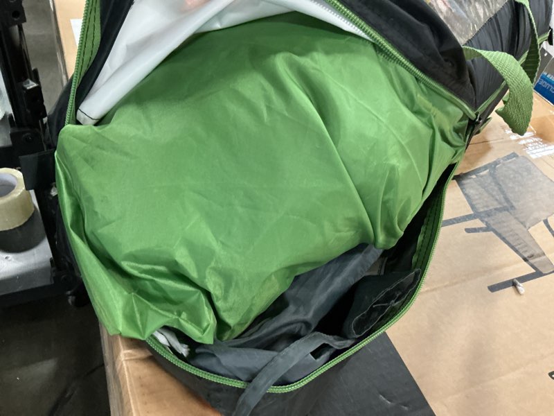 Condition photo showing As Is for ozark trail 6-person clip & camp dome tent