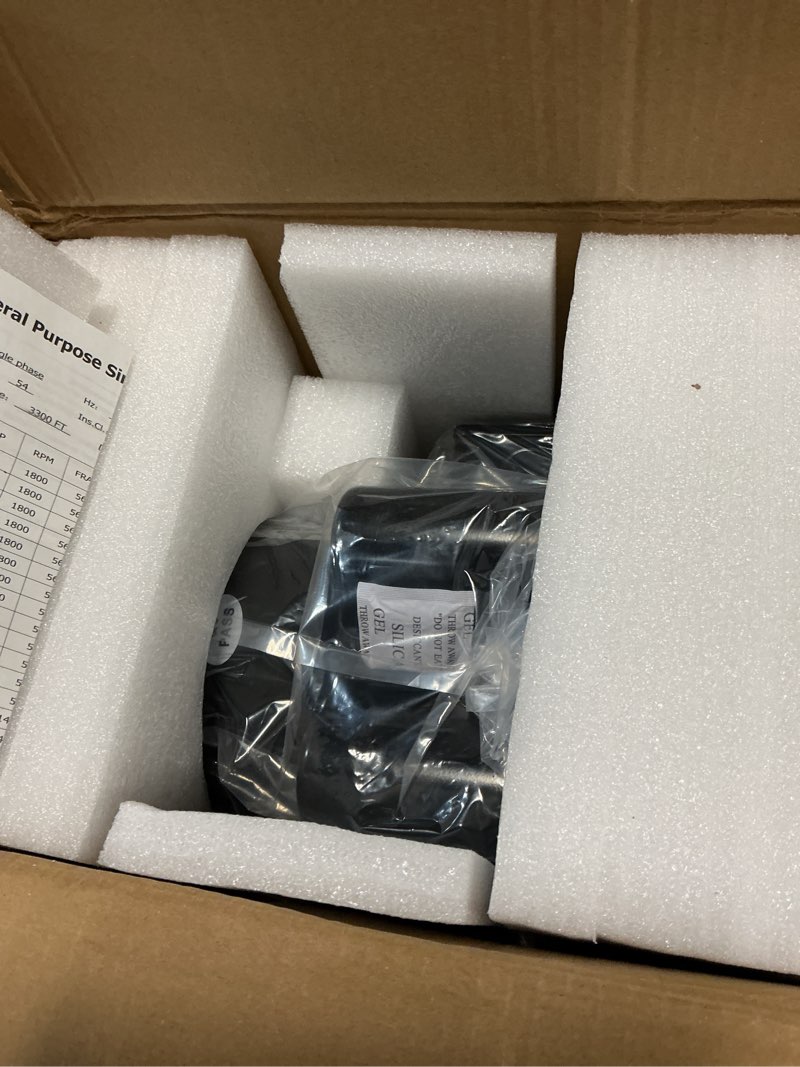 Condition photo showing New/Like New for 2hp electric motor 1750rpm general purpose single phase motor 115/230v 5/8" shaft diameter cw/ccw 60hz tefc 2hp 1750rpm