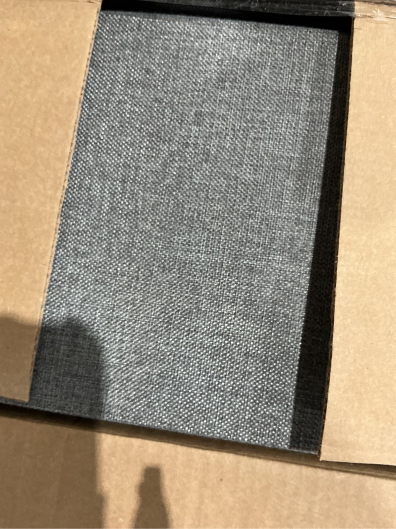 Condition photo showing As Is for dog stairs with storage, 4-step wider sturdy dog steps for small/medium/large dogs and older cats, folding doggie ramp for bed/couch/car hold up to 180 lbs (22" h, grey) grey 4 38.1x17x22 inch