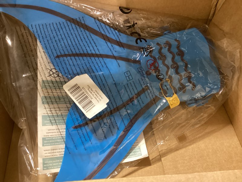 Condition photo showing Good Condition for dnfun mermaid fin,adjustable mermaid swim fin for swimming training girl ,boys ,kids ,children monofin one size blue monofin